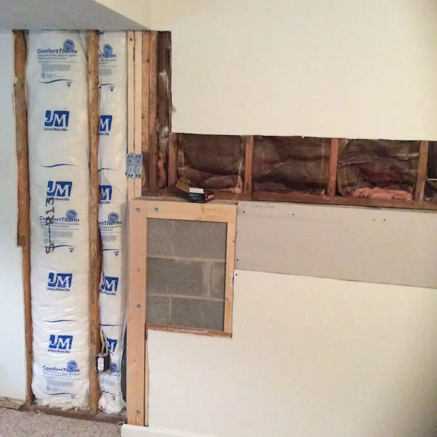 Wall insulation replacement during Odor Removal & Deodorization in Goldsboro